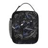 1 Piece Zipper Closure Fantasy Warrior Storage Bag Pocket B-Bayonetta School Lunch Food Box Reusable For Lunch Food Bag
