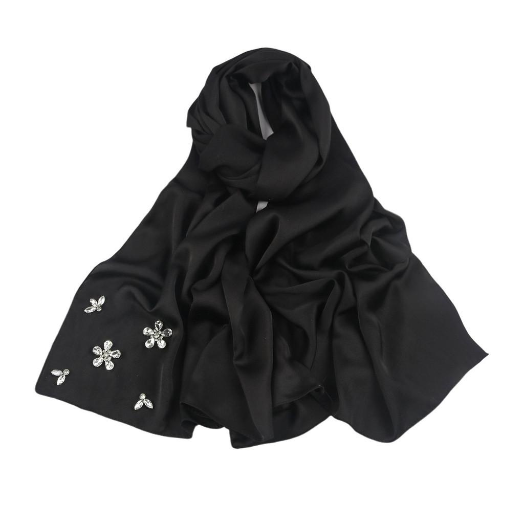 

Handmade Polyester Chiffon Shawl With Warmth And Dustproof Features For Autumn 1