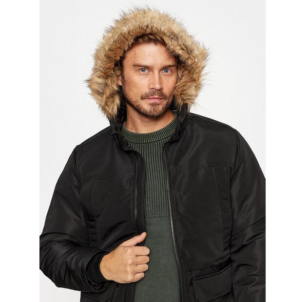 Winter Jacket Jack&Jones 12235858, Black, Standard Fit