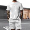 New Men's Summer Casual Mesh T-shirt & Shorts Set
