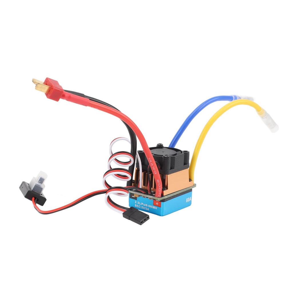 480A Brushed Speed Controller 3 Modes Multiple Protection ESC Waterproof ESC for 110 RC Car