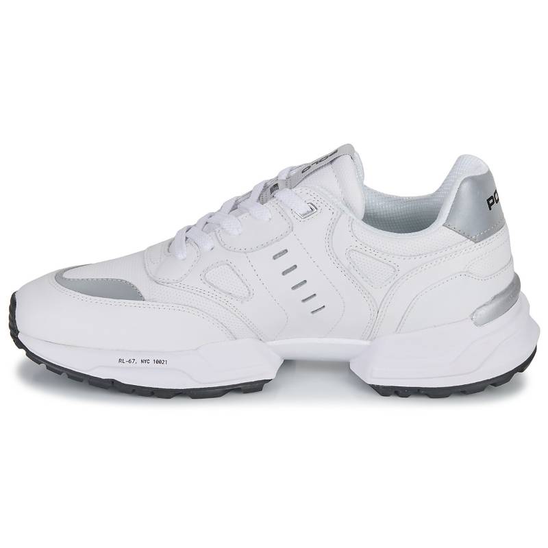 

Polo Ralph Lauren Кожаные с круглым носком Удобные Прочные Низкие Повседневные Кроссовки Мужские Белые 809835371001 41