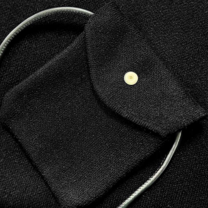 Chic Doll Collar Knitted Dress Set