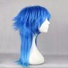 Dramatical Murder DMMD Seragaki Aoba Kostium Cosplay Peruka Imprezowa Dwukolorowa Niebieska Ombre Syntetyczne Włosy