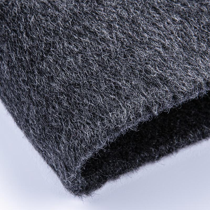 FAPAI Men's 100% Sheep Wool Long Loose Fit Overcoat