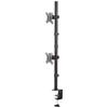 NewStar FPMA-D550DVBLACK Desk Mount for 2 LCD Screens - Black - 10"-32"