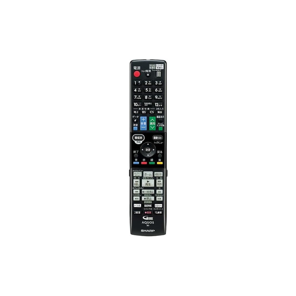 SHARP Blu-ray Disc Recorder Remote Control [0046380270] (0046380270)