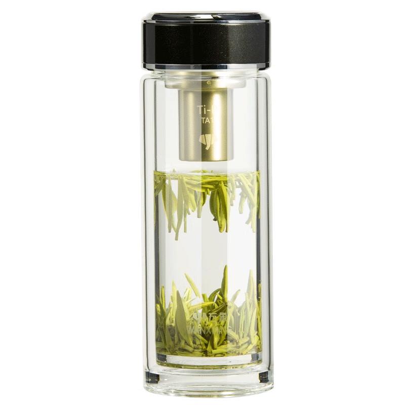 Double-Layer Antibacterial Glass Cup