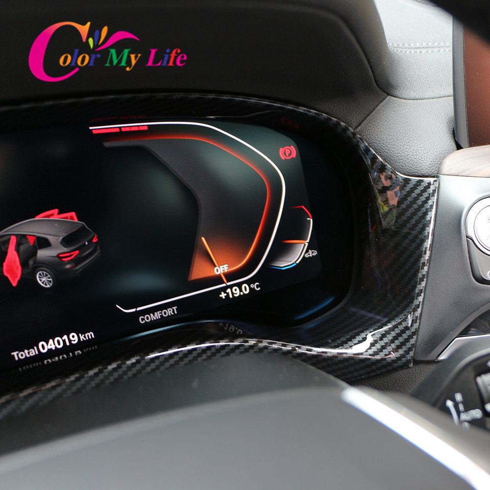 ABS Car Dashboard Instrument Panel Sticker Decoration Cover Trim for BMW X3 G01 2018    2022