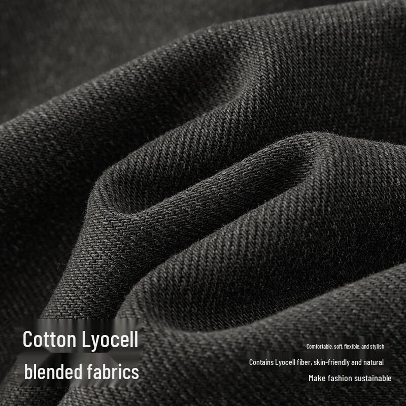 Semir Men's Loose Straight Multi-Pocket Denim Jeans