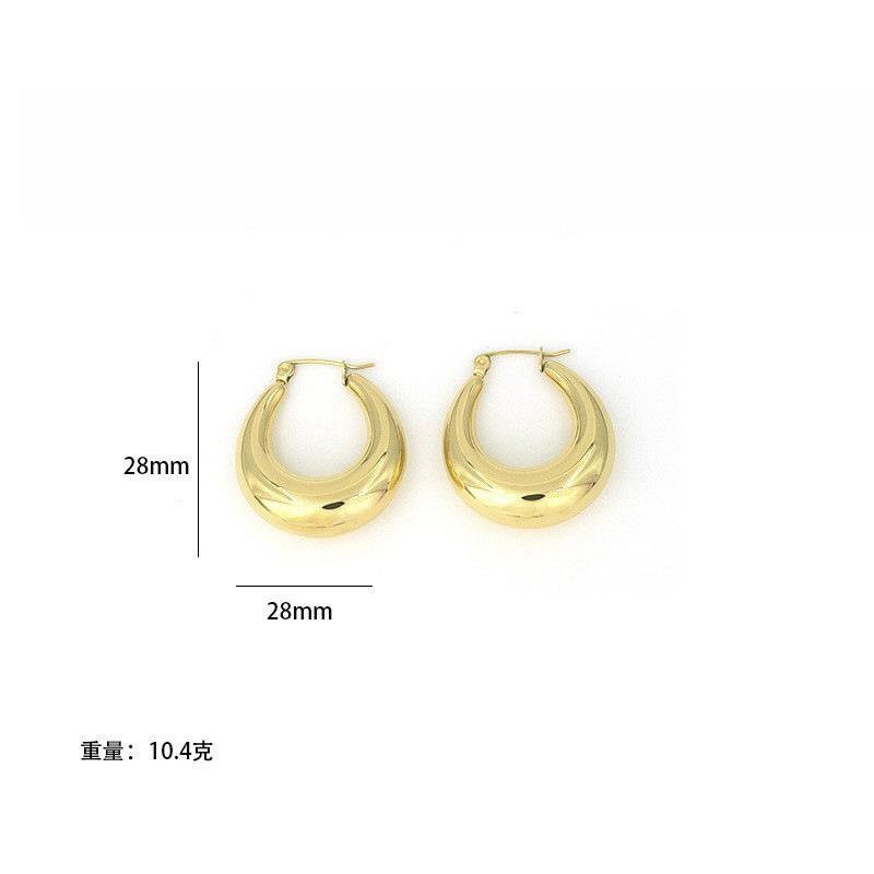 Vintage Gold Circle Screw Thread Hoop Earrings for Women, Minimalist Textured Ear Cuffs, Dainty Small Hoops, Trendy Jewelry Gift