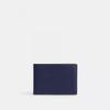 Coach Compact Billfold Wallet Saddle
