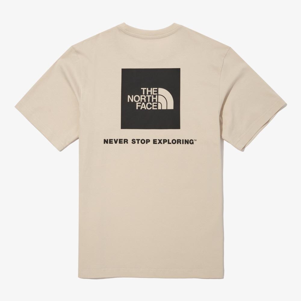 

THE NORTH FACE NT7UN56C Хлопковая футболка NSE Box Logo с короткими рукавами и круглым вырезом
