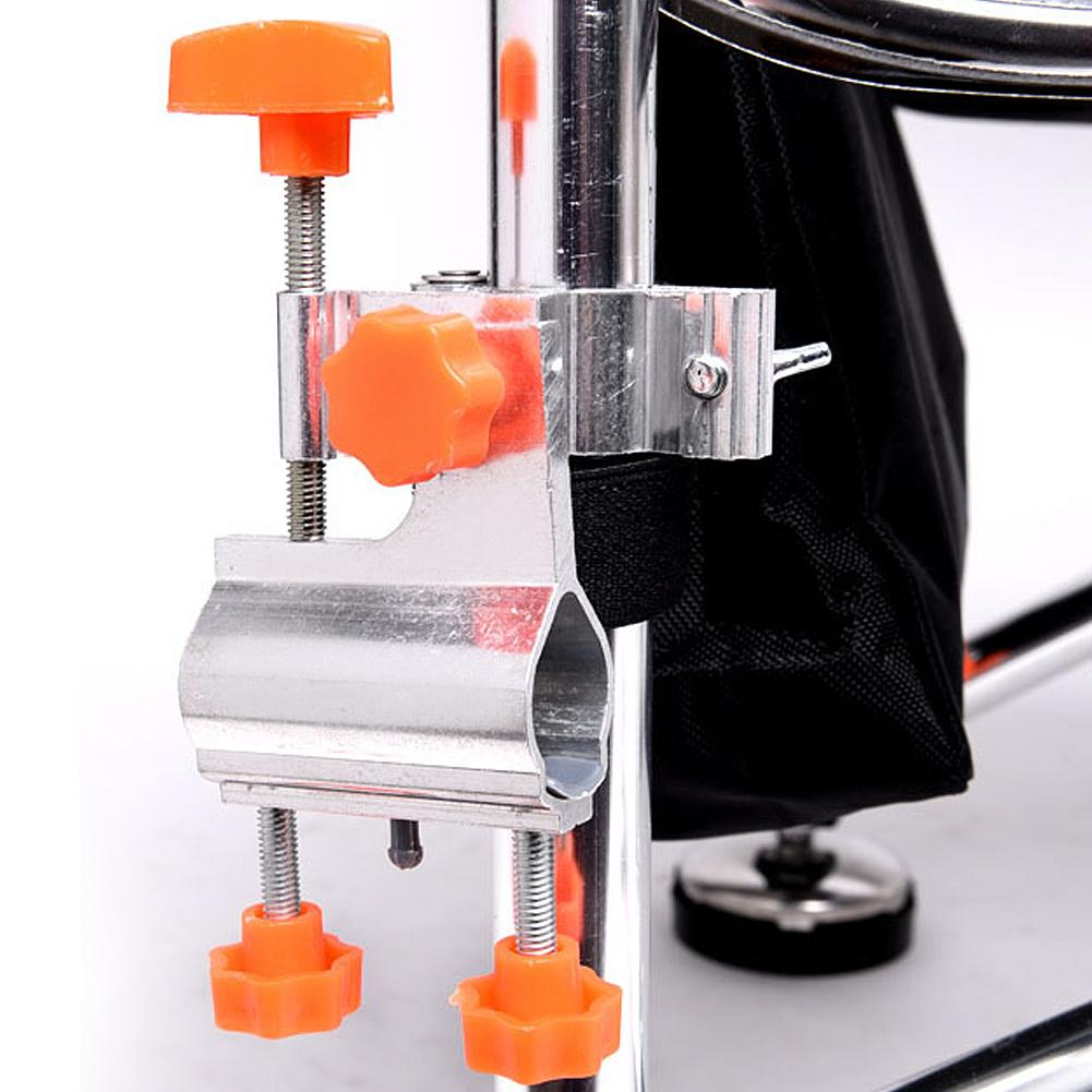 

Durable Aluminum Alloy Fishing Rod Pole Holder Chair Clamp Bracket Tackle Accessory Orange