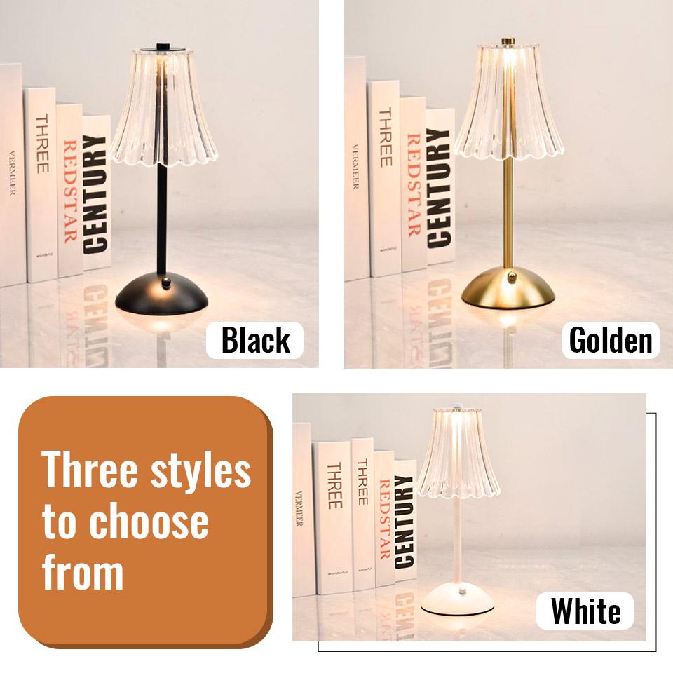 LED Table Lamps Touch Sensor Desktop Night Light USB Rechargeabl Portable Bedroom Book Lamp Reading Lamps Decor Light