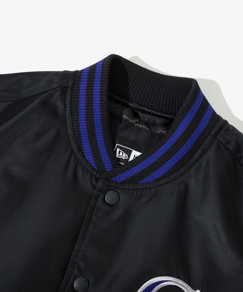 New Era Mlb Colorado Rockies Authentic Stadium Jacket Black