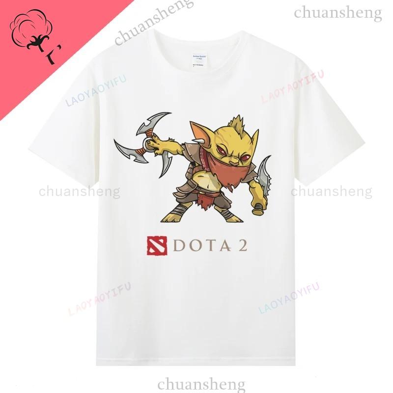 Dota2 Gaming TShirt Game Hero Printed Tshirt Top Shadow Fiend Pudge Axe Slardar Sven Wraith King Cent Phoenix Unisex Clothing