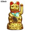 Lucky Waving Cat Lucky Cat Plastic 6.5\" Inch Car High Quality