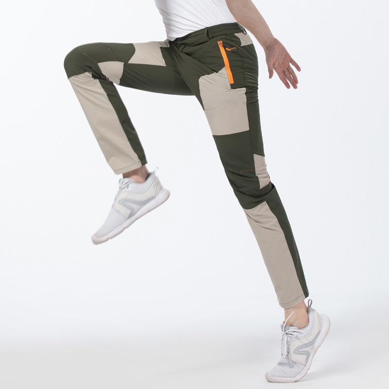 Pánské nepromokavé strečové horolezecké kalhoty – Větruodolné, Odolné proti oděru, Rychleschnoucí a Prodyšné.