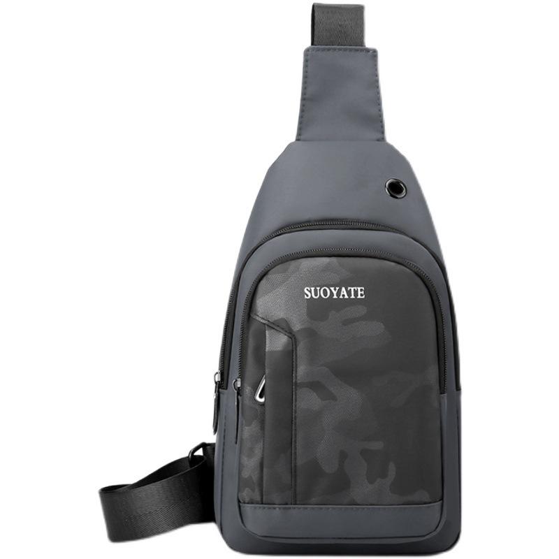 Men's Camouflage Oxford Cloth Crossbody Chest Bag - 2025 Summer Sports Backpack