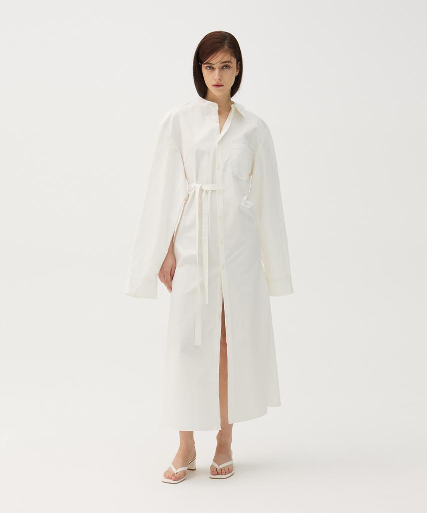 Meuameu Origami Slit Long Shirt