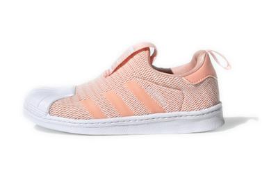Originals SUPERSTAR 360 C Comfortable Low Top Skateboard Shoes Pink White Children Aged 3 7 Years Old EF6645