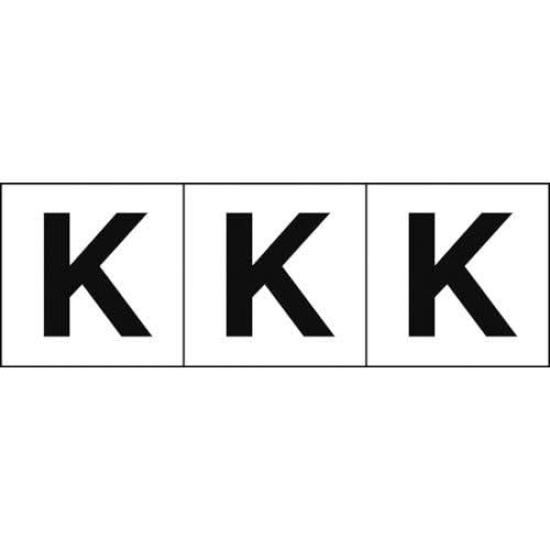 

TRUSCO Алфавит 3 наклейки на 30 пар наклеек, 50x50см, K, Белый, Упаковка, TSN-50-K, (Дело продано) белый