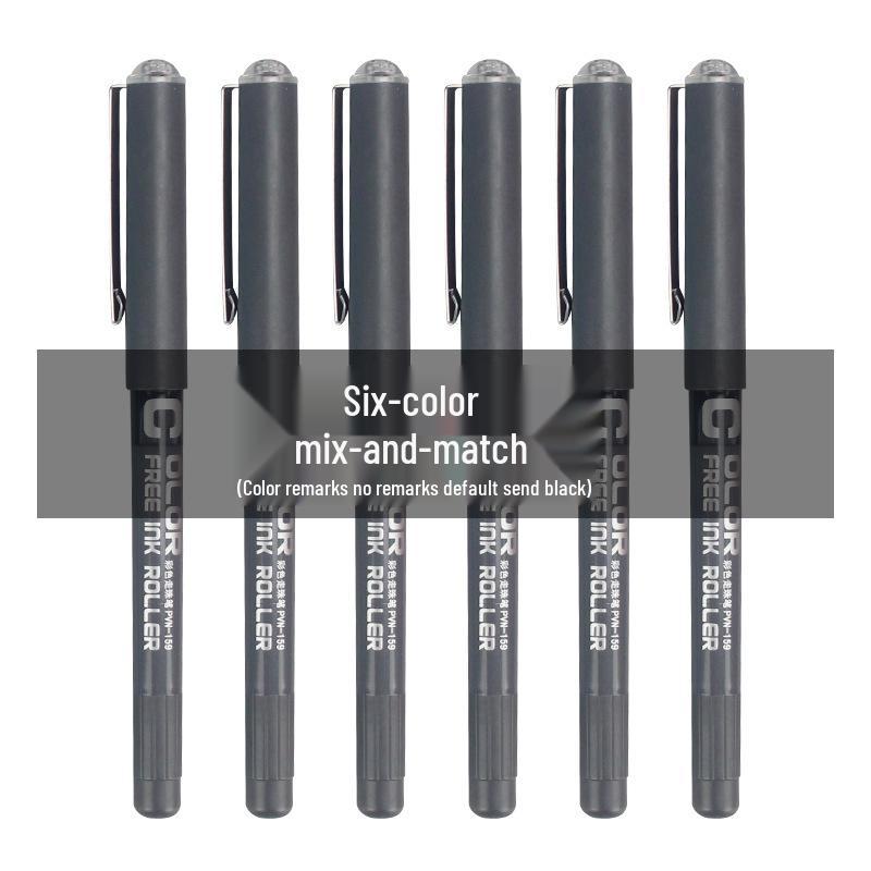 PVN-159 Red Needle-Type Gel Pen for Students, Signatures, and Office Use