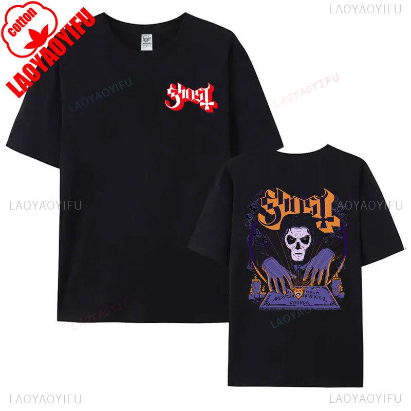 New Men T-shirt Ghost BC  Swedish Heavy Metal Band Fan Shirt Tshirt Women T Shirt Summer Cotton Casual Hipster Streetwear Tops