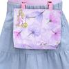 COLORFUL CANDY STYLE Disney Rapunzel Kids Clip-on Mobile Pocket Large Detachable Pouch with Name Sticker Cotton