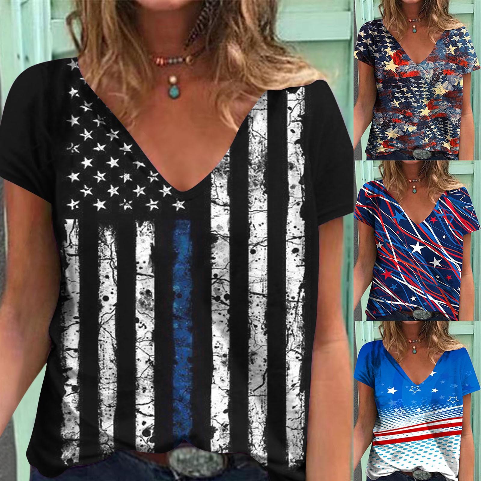 

Модна жіноча літня повсякденна футболка з V-подібним вирізом і коротким рукавом. XXL чорний