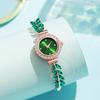 Ladies Quartz Watch Rhinestone Women's Watch Small Dial Slim Bracelet Free Adjustment Accessories Quartz Watch