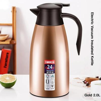 2L kávová termokonvice 304 nerezové vakuové baňky Kancelářské termosky Izolační konvice termoska na horkou vodu
