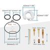 PZ22 22mm Carburetor Repair Kit for 100cc Win ATV Off-road Kart