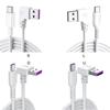 3.2ft/4.9ft Length USB To USB C Interface Power Cord 480Mbps Data Transfer Cable Support 5A Fast Charging for Tablets