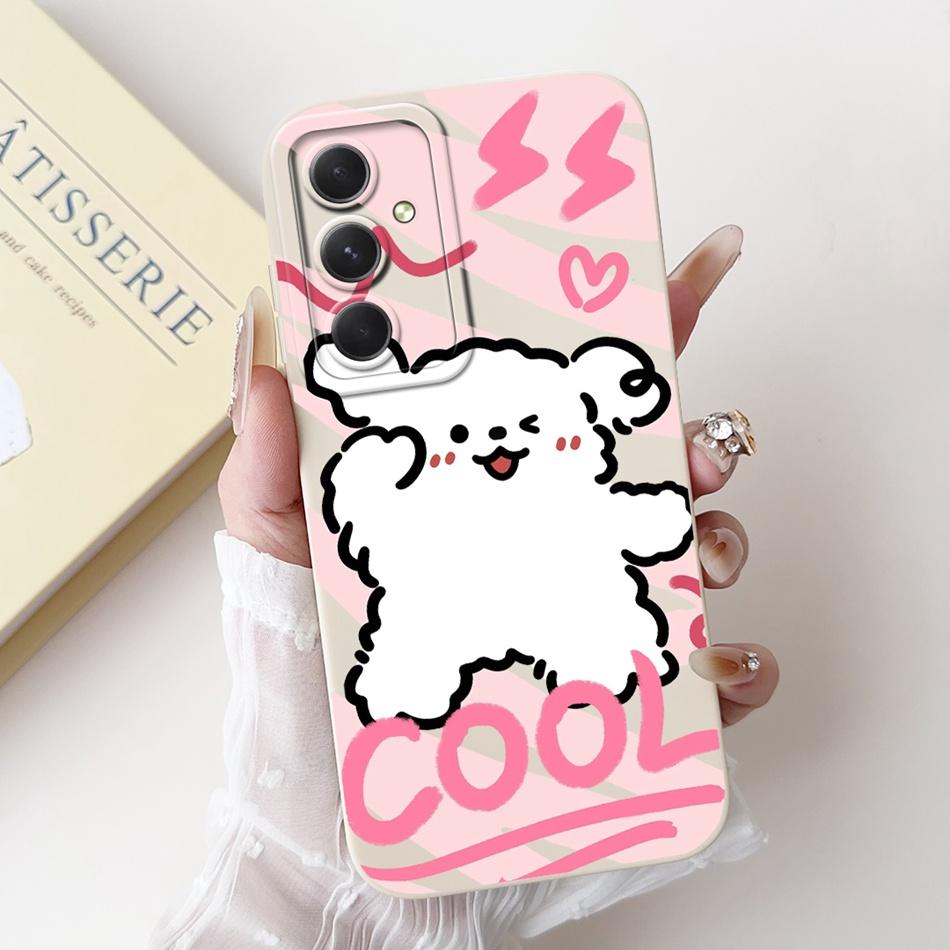For Samsung Galaxy C55 M55 F55 5G Cute Panda Rabbit Cartoon Soft Silicon Case For Samsung C55 M55 F55 Shockproof Phone Cases