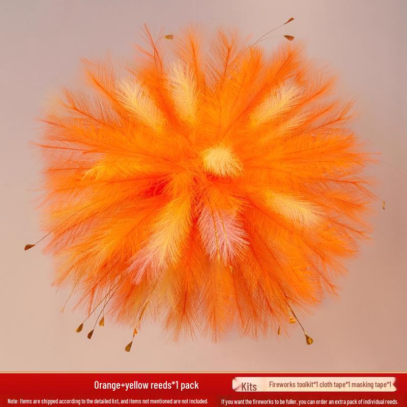 New Year Fireworks Scene Decoration