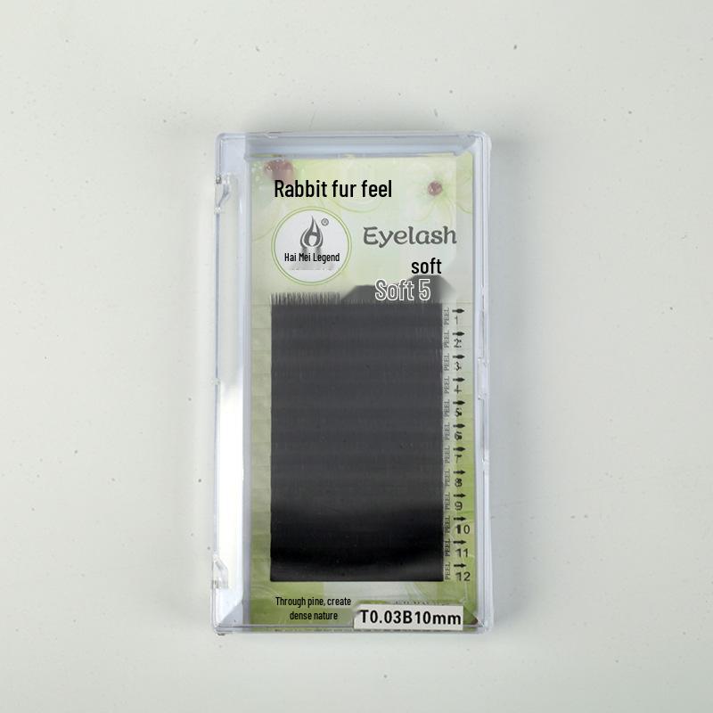 

0.03 Soft Dense Eyelashes - Moonlight Comic Eyelash Extensions Baby Bend