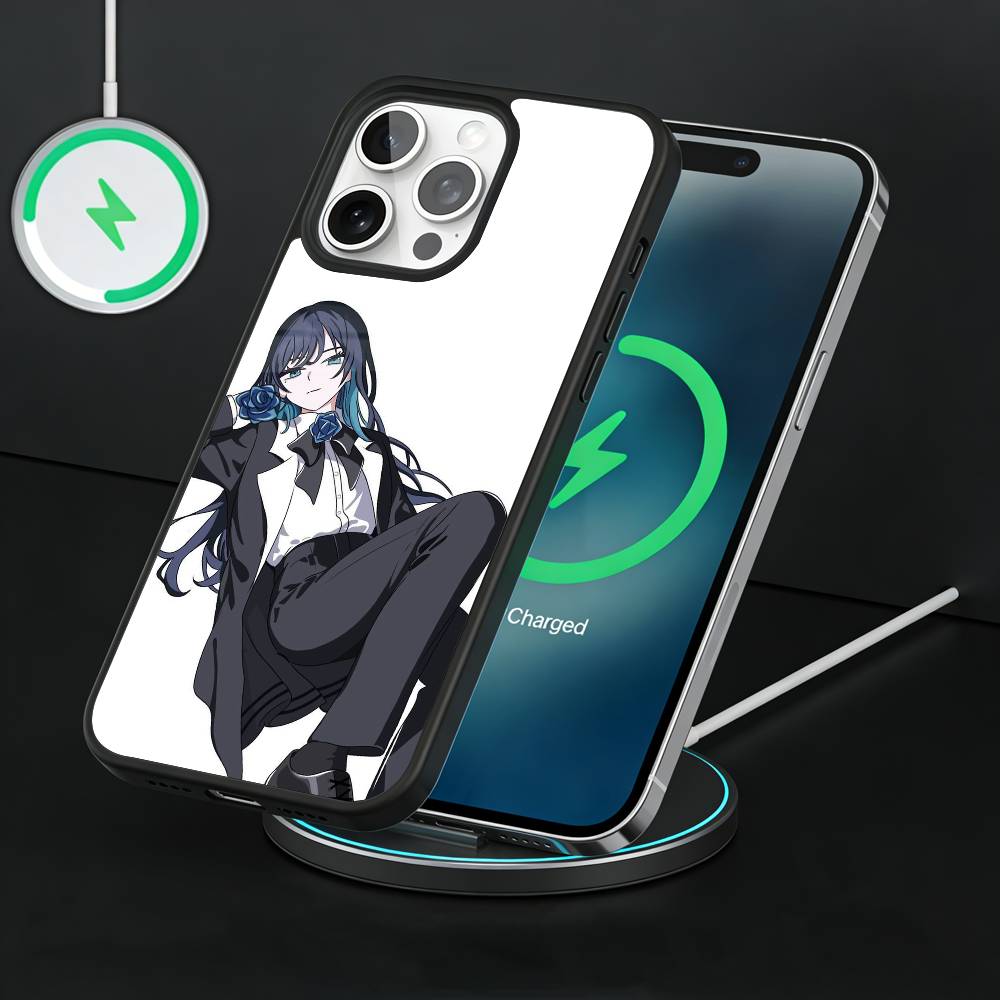 A-Ado K-Kyogen Phone Case For iPhone17,16,15,14,13 Plus,Pro Max Magnetic For Magsafe Wireless Charging iPhone14PROMAX