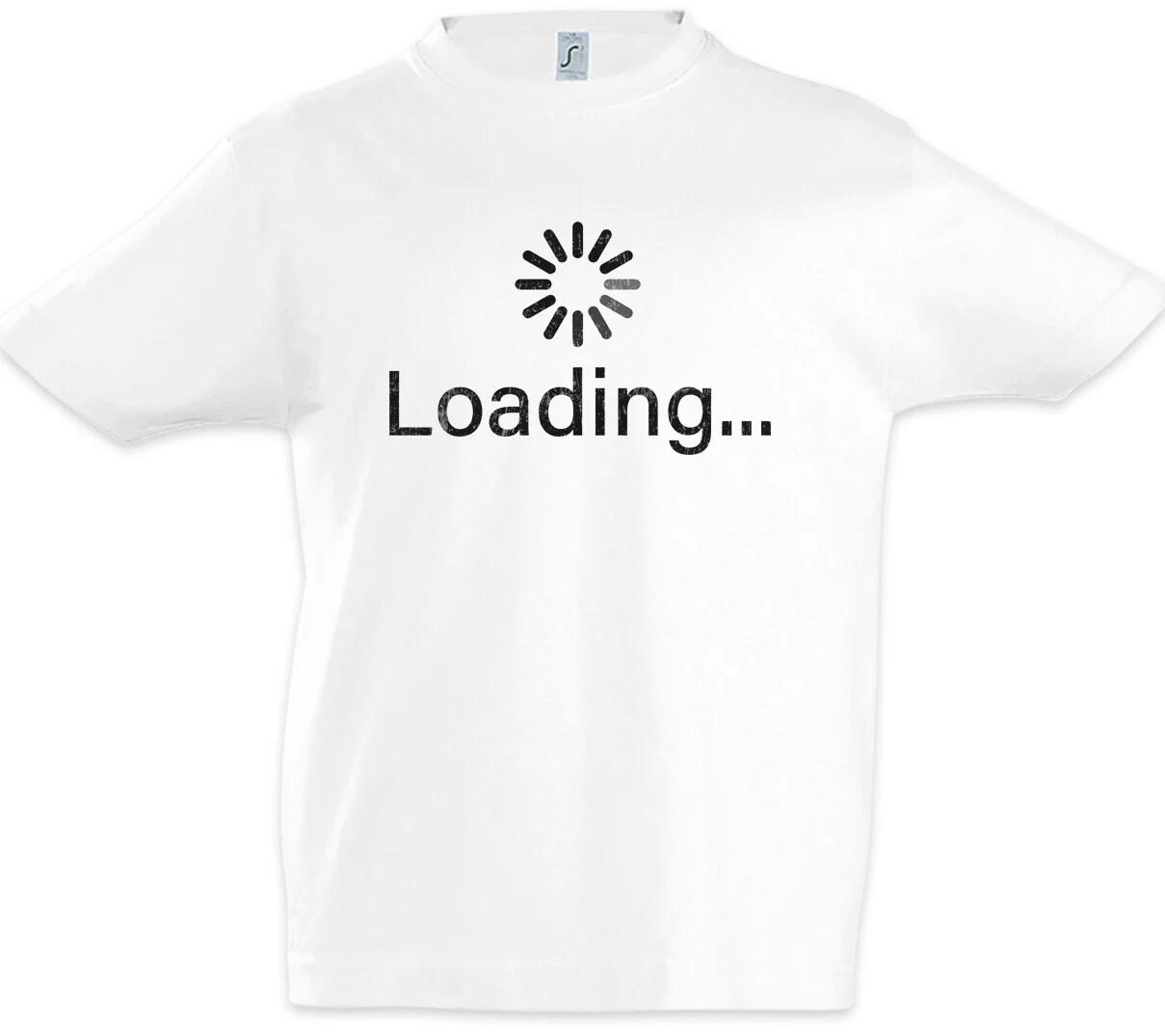 Loading Symbol Kids Boys kids boys T-Shirt Fun Computer Scientist Mobile Phone Charging Symbol Internet 100