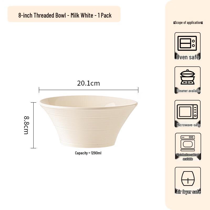 ZISIZ High-Value Ceramic Multipurpose Bowls