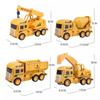 Pull-Back Excavator & Bulldozer Toy Set for Kids - Small Construction Vehicles
