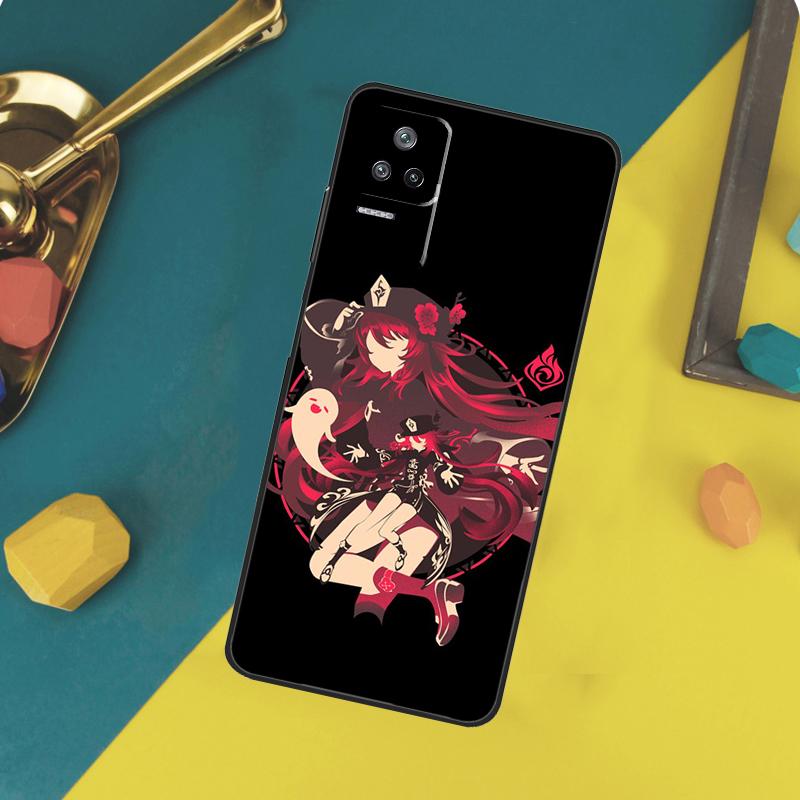 Genshin Impact Hu Tao Case For Xiaomi 13T 11T 12T 14T Pro 13 14 15 Ultra POCO X7 Pro X3 X5 X6 F5 F6 M6 Pro Funda