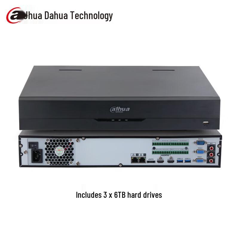Dahua 32-Channel 4-Bay NVR Pro Series CN plug (adapter included)