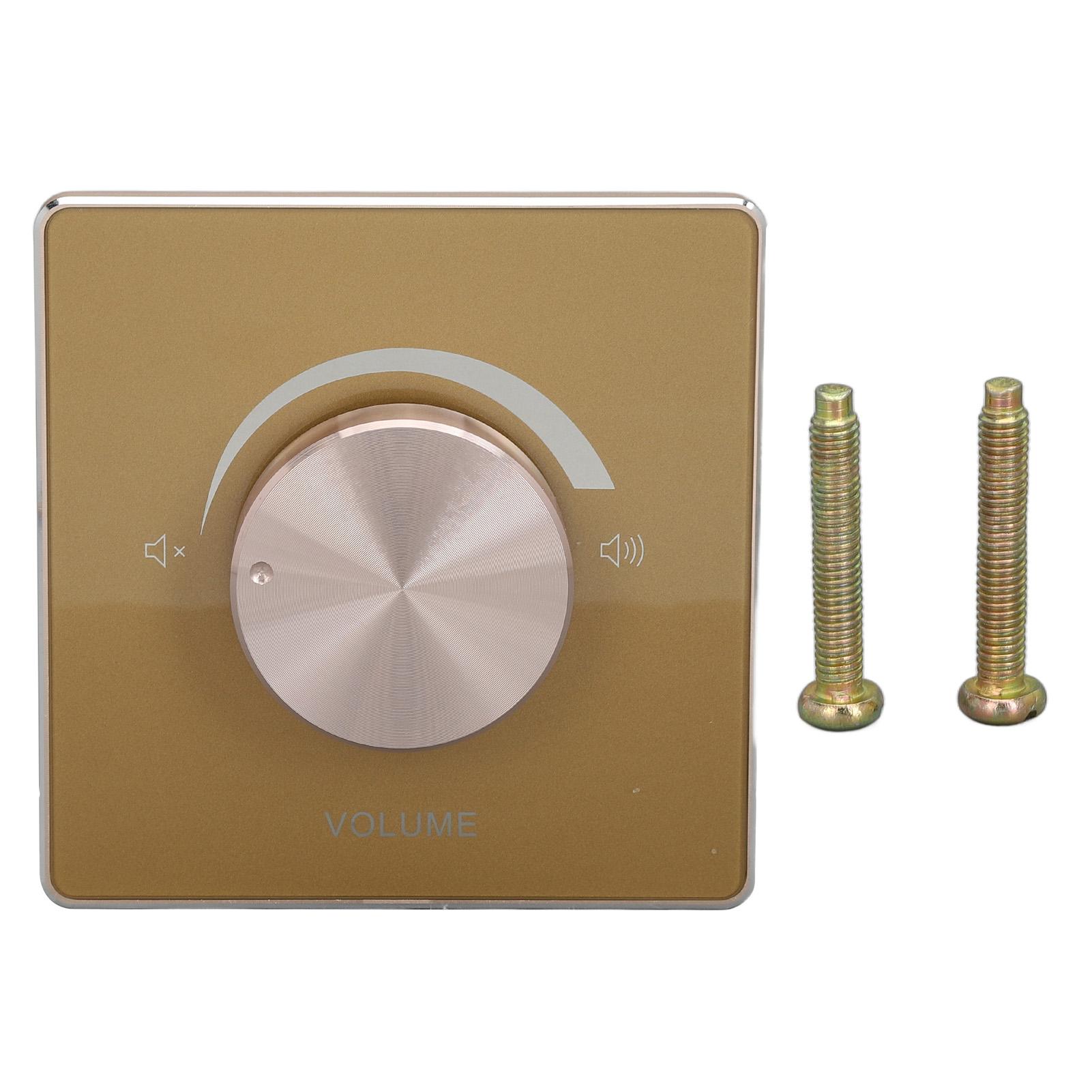 

50W Wall Volume Control Aluminum Alloy Frame 5 Position Constant Voltage Tuning Switch Volume Contro