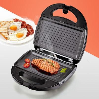 Máquina de Sanduíche Torradeira de Café da Manhã Doméstica Comida Leve Máquina de Waffle Aquecimento Multifuncional Torradeira de Pressão para Torrar
