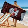 Name Custom RB Leipzig Print Beach Towel, Large Soft Quick Dry Towel for Beach Camping Swimming