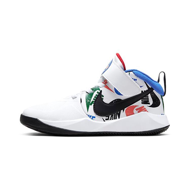 Nike Team Hustle D 9 Kids  Basketball Shoes Pre-school CW5816-100 28