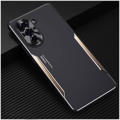 Luxury Matte Aluminum Metal Back Cover for Huawei Nova 10 Pro Cover Camera Lens Full Protection Silicone Shockproof Phone Case for Nova10 9 Pro