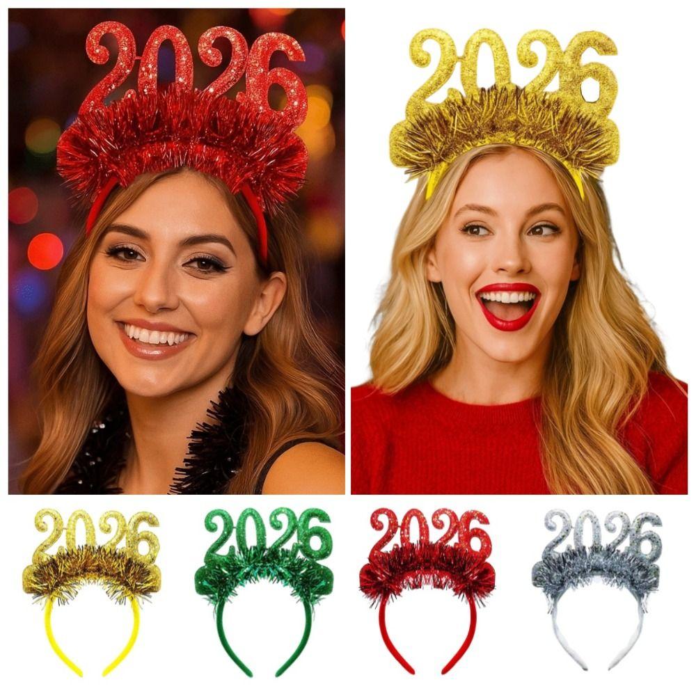 Cute Christmas Headpiece Sweet New Year Decorative Headdress Xmas Hair Band  Party Decoration